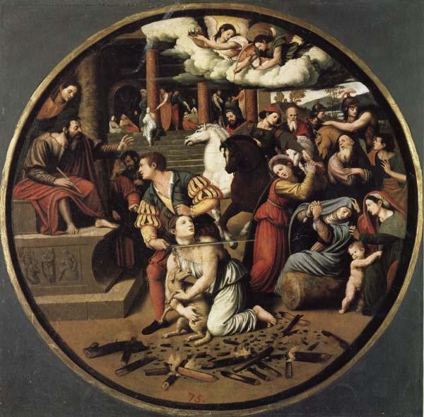 Juan Vicente Masip The Martyrdom of St.Agnes oil painting image